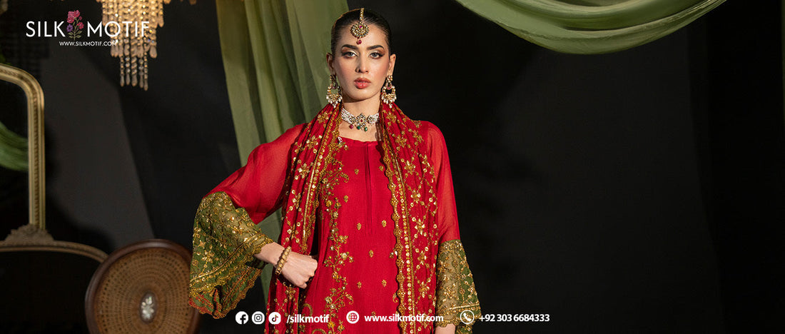 5 Best Pakistani Eid Dresses for Women & Outfit Ideas 2026 SilkMotif 5 Best Pakistani Eid Dresses for Women & Outfit Ideas 2026 SilkMotif