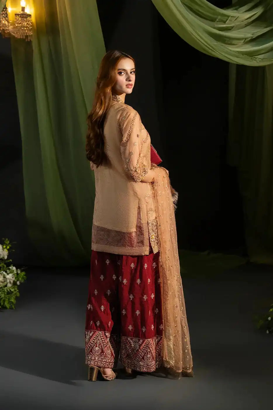 Timeless Charm – Embroidered  Suit